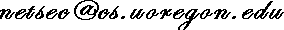 anti-spam graphic for email.  netsec(at)cs(dot)uoregon(dot)edu